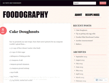Tablet Screenshot of katethefoodographer.wordpress.com
