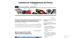 Desktop Screenshot of colectivodeprensalaplata.wordpress.com