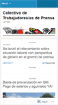 Mobile Screenshot of colectivodeprensalaplata.wordpress.com