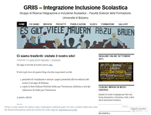 Tablet Screenshot of integrazioneinclusione.wordpress.com