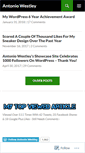 Mobile Screenshot of antoniowestley.wordpress.com