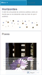 Mobile Screenshot of espacohorizontes.wordpress.com