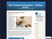Tablet Screenshot of bppinprague.wordpress.com