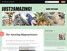 Tablet Screenshot of just2amazing.wordpress.com