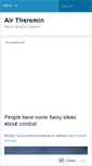 Mobile Screenshot of airtheremin.wordpress.com