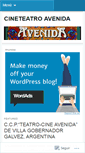 Mobile Screenshot of cineteatroavenida.wordpress.com