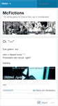 Mobile Screenshot of mcfictions.wordpress.com