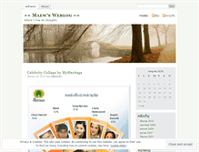 Tablet Screenshot of maew141.wordpress.com