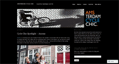 Desktop Screenshot of amsterdamcyclechic.wordpress.com