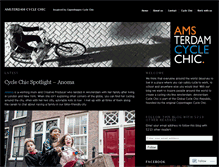 Tablet Screenshot of amsterdamcyclechic.wordpress.com