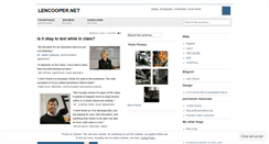 Desktop Screenshot of lencooper.wordpress.com