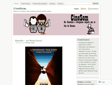 Tablet Screenshot of cinesom.wordpress.com