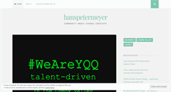 Desktop Screenshot of hanspetermeyer.wordpress.com