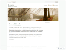 Tablet Screenshot of maryhorses808.wordpress.com