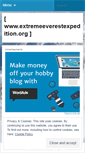 Mobile Screenshot of extremeeverestexpedition.wordpress.com