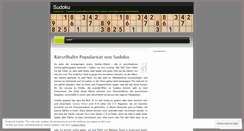 Desktop Screenshot of onlinesudoku.wordpress.com