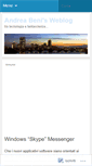 Mobile Screenshot of andreabeni.wordpress.com