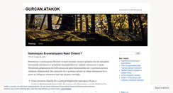 Desktop Screenshot of gurcanatakok.wordpress.com