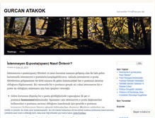Tablet Screenshot of gurcanatakok.wordpress.com