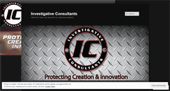 Desktop Screenshot of investigativeconsultants.wordpress.com