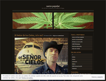 Tablet Screenshot of narcopopular.wordpress.com