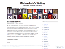 Tablet Screenshot of biblioredacta.wordpress.com