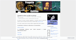 Desktop Screenshot of progettogalileo.wordpress.com