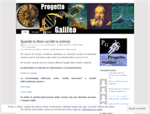 Tablet Screenshot of progettogalileo.wordpress.com