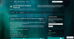 Desktop Screenshot of biotechstudentnetwork.wordpress.com