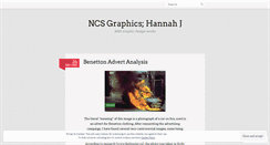 Desktop Screenshot of ncsgraphicshannahj.wordpress.com