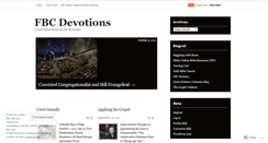 Desktop Screenshot of fbcdevotion.wordpress.com