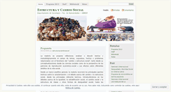 Desktop Screenshot of estructuraycambiosocial.wordpress.com