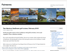 Tablet Screenshot of fairwaves.wordpress.com