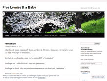 Tablet Screenshot of fivelymiesandababy.wordpress.com