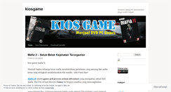 Desktop Screenshot of kiosgame.wordpress.com