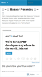 Mobile Screenshot of bazaarperantau.wordpress.com