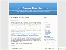 Tablet Screenshot of bazaarperantau.wordpress.com