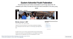 Desktop Screenshot of eayfederation.wordpress.com