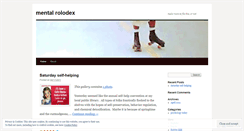 Desktop Screenshot of mentalrolodex.wordpress.com