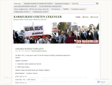 Tablet Screenshot of karsiliksizcektencekenler.wordpress.com