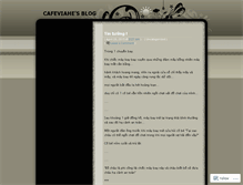 Tablet Screenshot of cafeviahe.wordpress.com