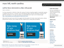 Tablet Screenshot of marshilldevelopment.wordpress.com