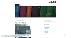 Desktop Screenshot of petrblt.wordpress.com