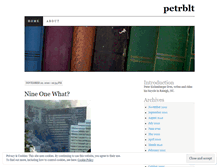 Tablet Screenshot of petrblt.wordpress.com