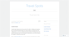 Desktop Screenshot of 1travelspots.wordpress.com