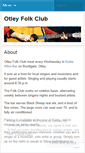 Mobile Screenshot of otleyfolkclub.wordpress.com