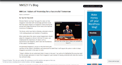 Desktop Screenshot of nm3211.wordpress.com