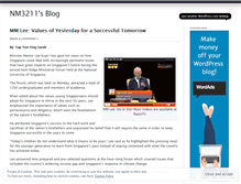 Tablet Screenshot of nm3211.wordpress.com