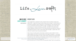 Desktop Screenshot of lifelovecrafts.wordpress.com