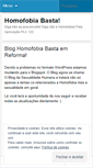 Mobile Screenshot of homofobiabasta.wordpress.com